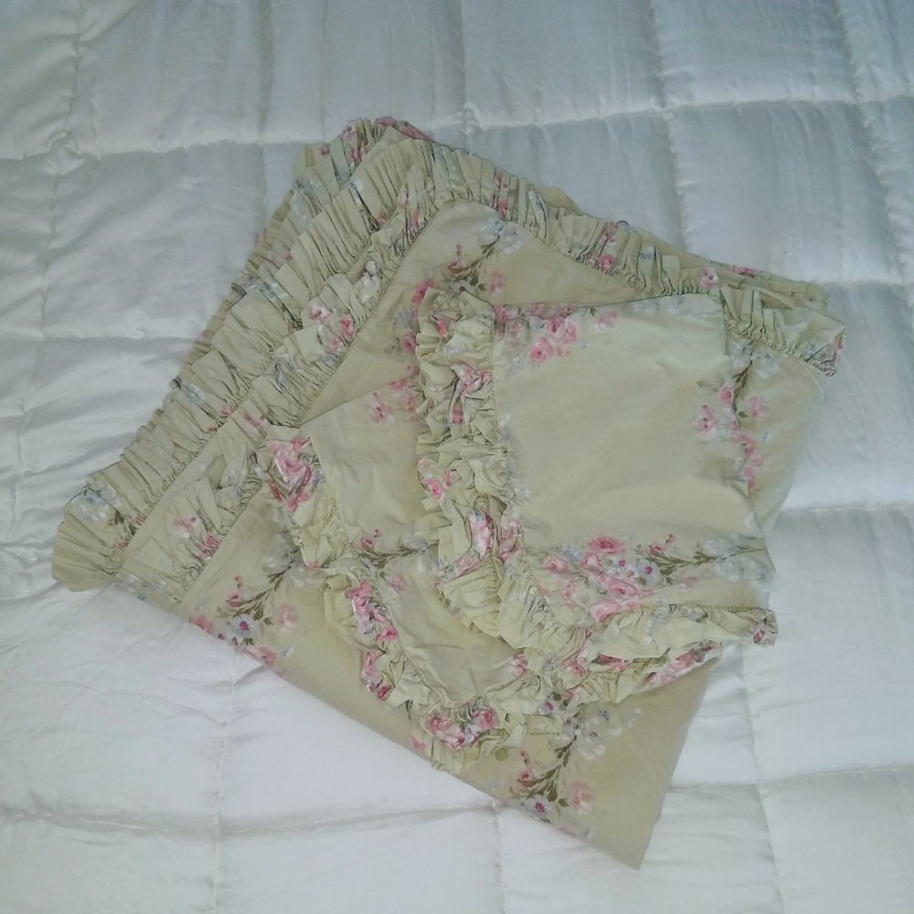 Vintage Simply Shabby Chic Floral Duvet Set